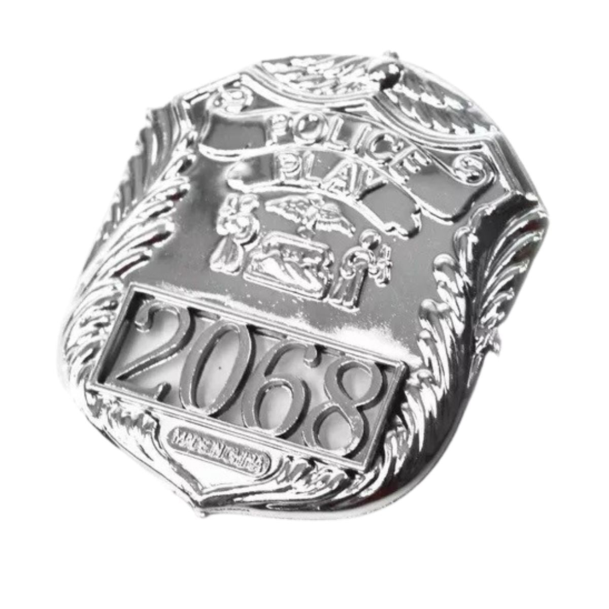 Distintivo Policial Acessório Fantasia Cosplay Carnaval Distintivo Policial Acessório Fantasia Cosplay Carnaval
